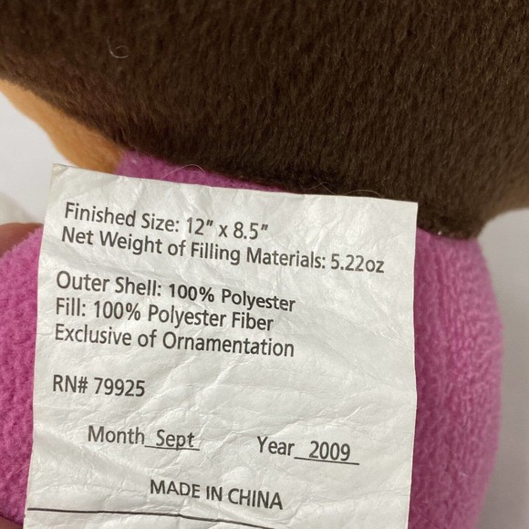 Dora the Explorer Large Plush Stuffed Doll Nickelodeon 2009 - Picture 3 of 4